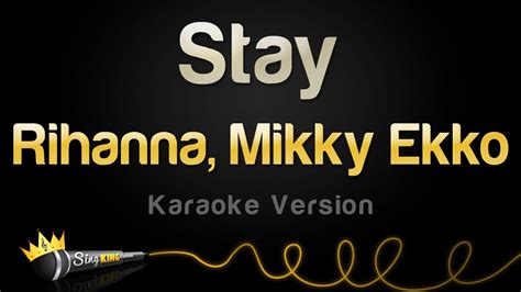 rihanna stay karaoke